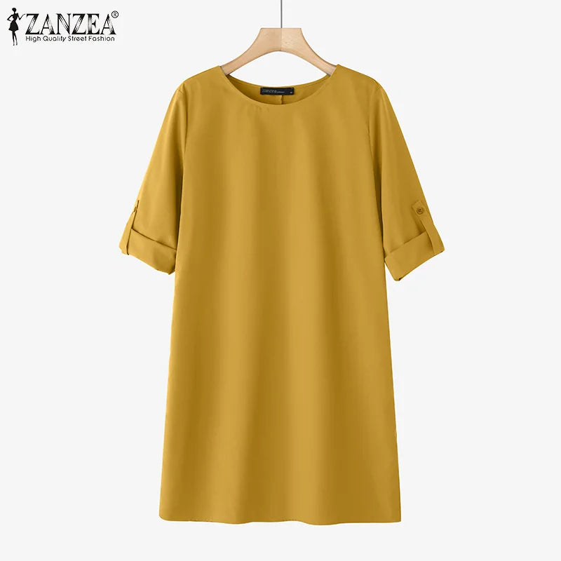 Octavia | Women's Knee-Length Shirt Party Dress