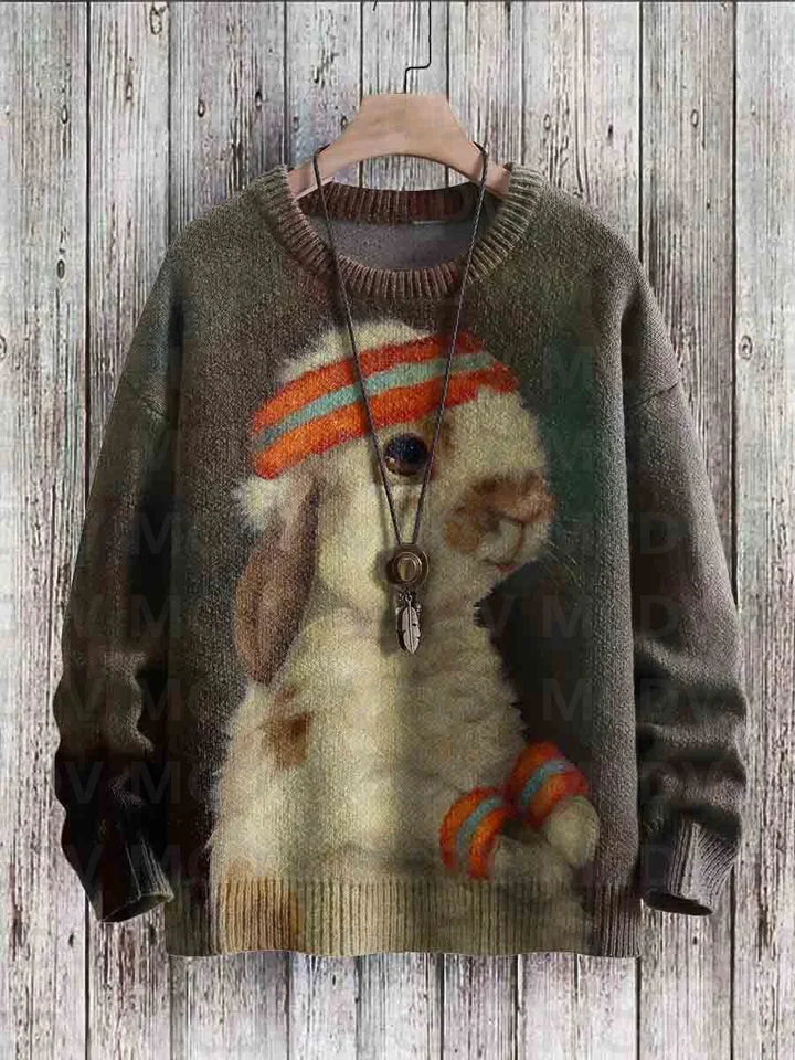 Vixen | Cute Fox Art Knit Pullover