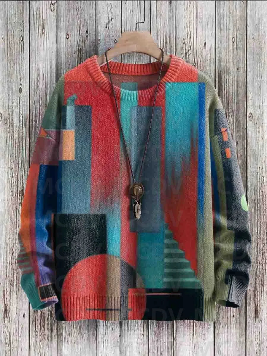 Monet | Vintage Art Print Knit Pullover