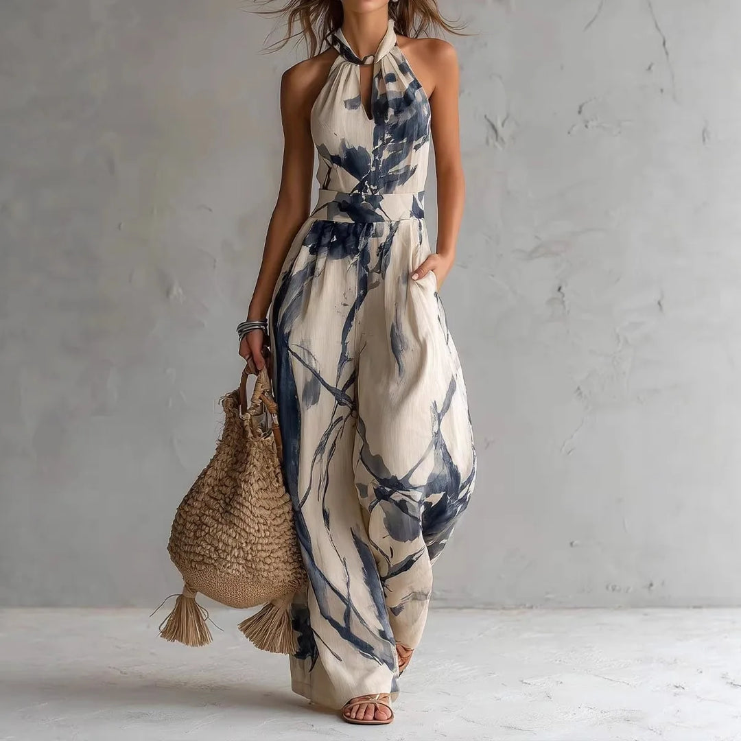 Zhen | Ink Wash Bohemian Beach Dress
