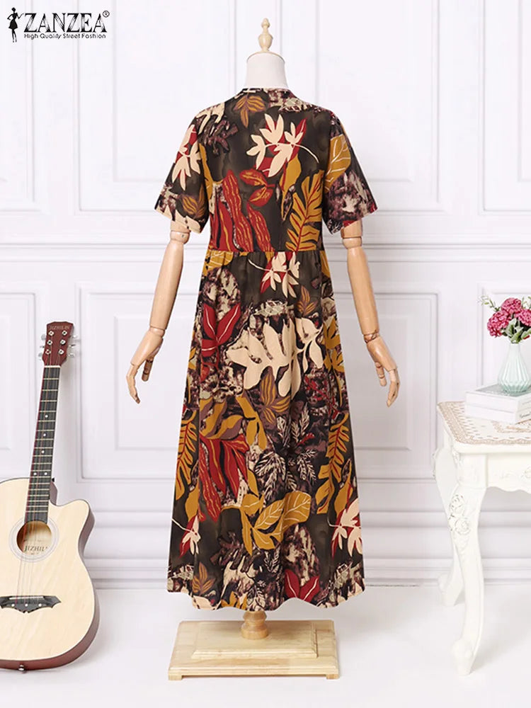 Posy | Women's Vintage Floral Maxi Sundress