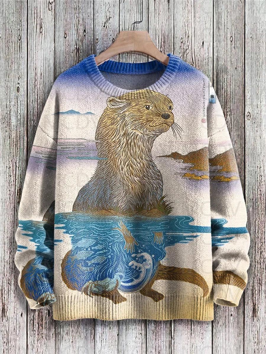 Sakura | Japanese Style Cat Art Pullover