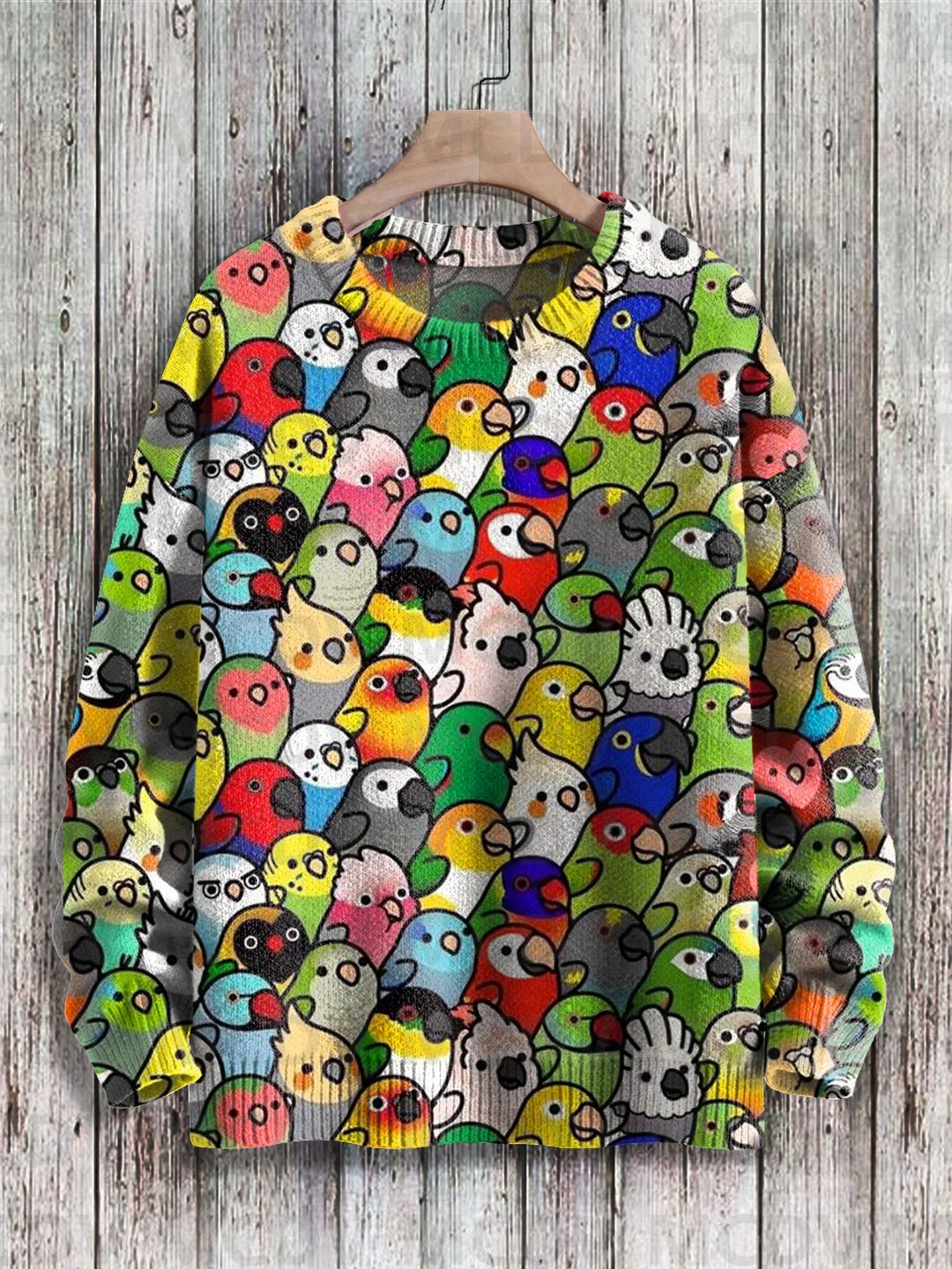 Bruno | Abstract Dog Art Knit Pullover