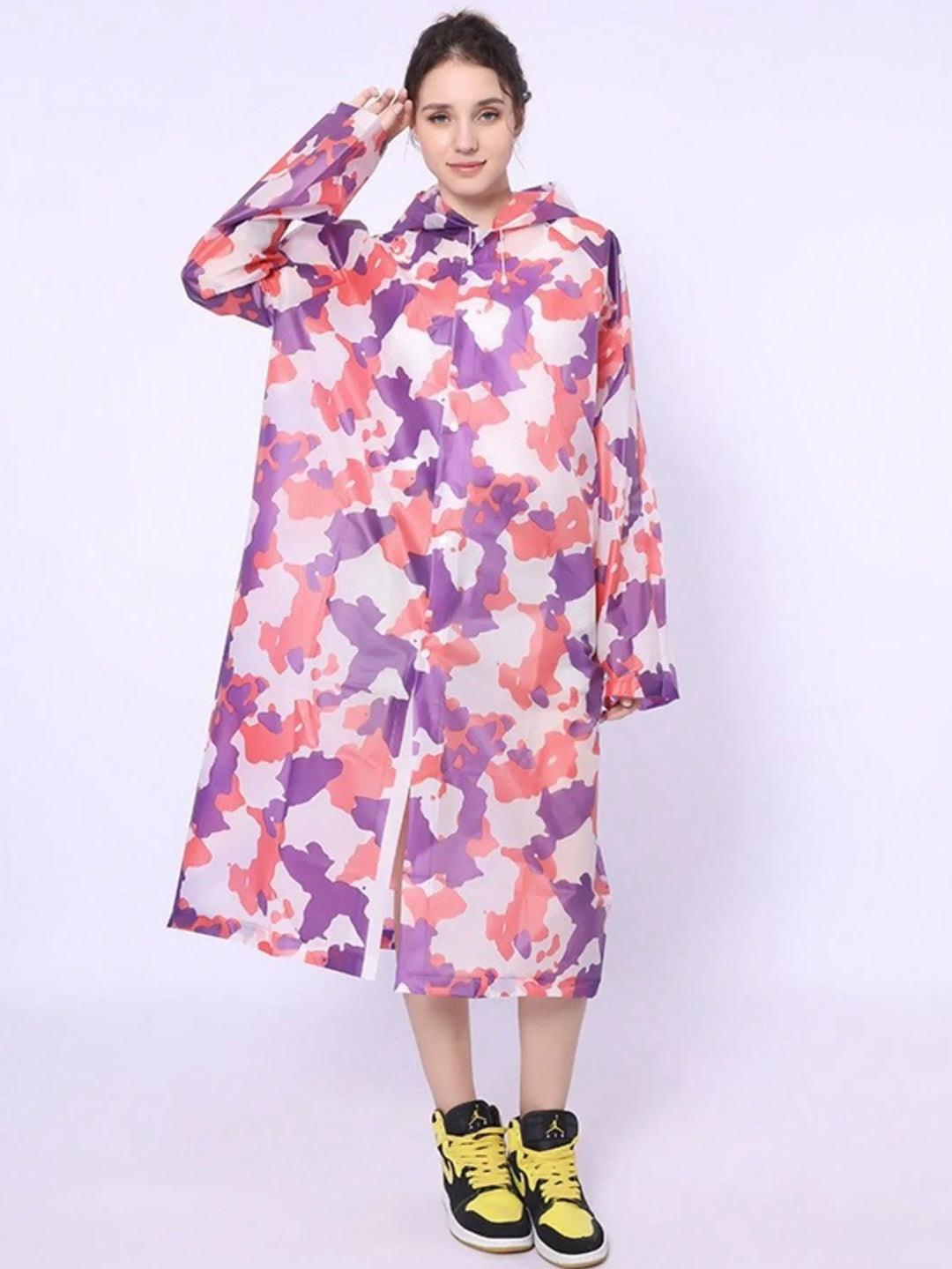 Nala | Leopard Print Packable Rain Jacket