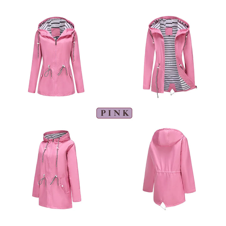 Bronte | Longline Hooded Windbreaker Jacket