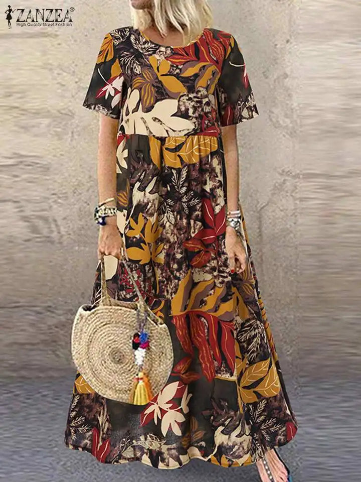 Posy | Women's Vintage Floral Maxi Sundress