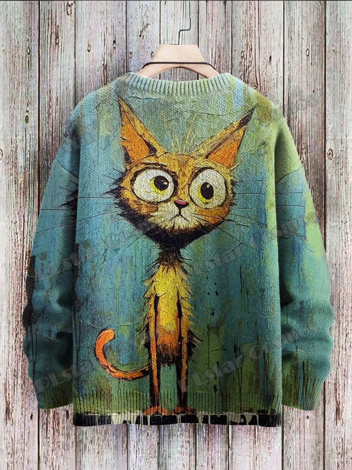 Felix | Funny Vintage Cat Art Pullover