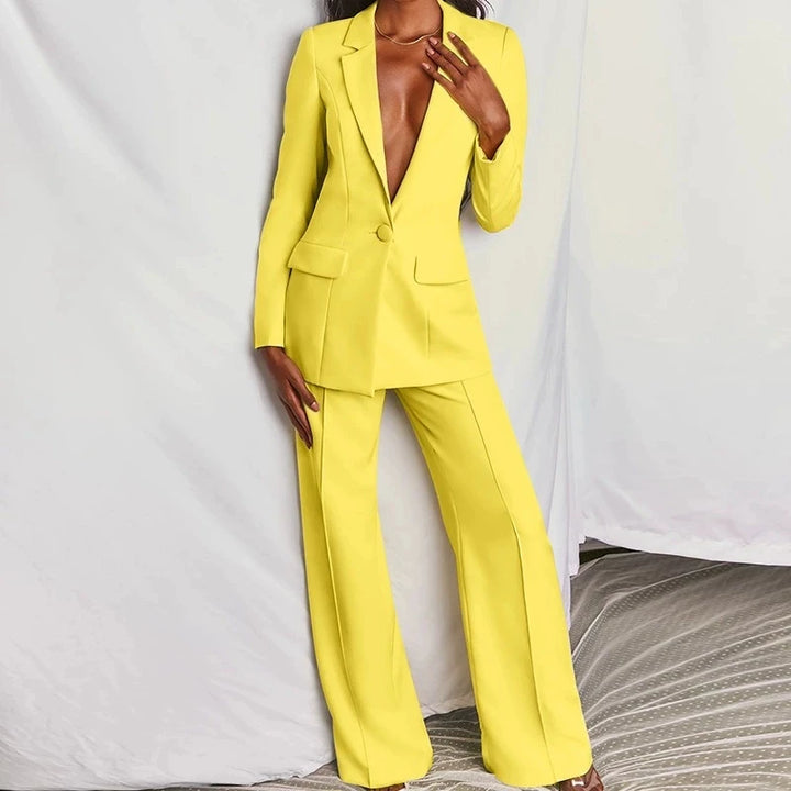 Audrey | Classic Long Sleeve Office Suit Set