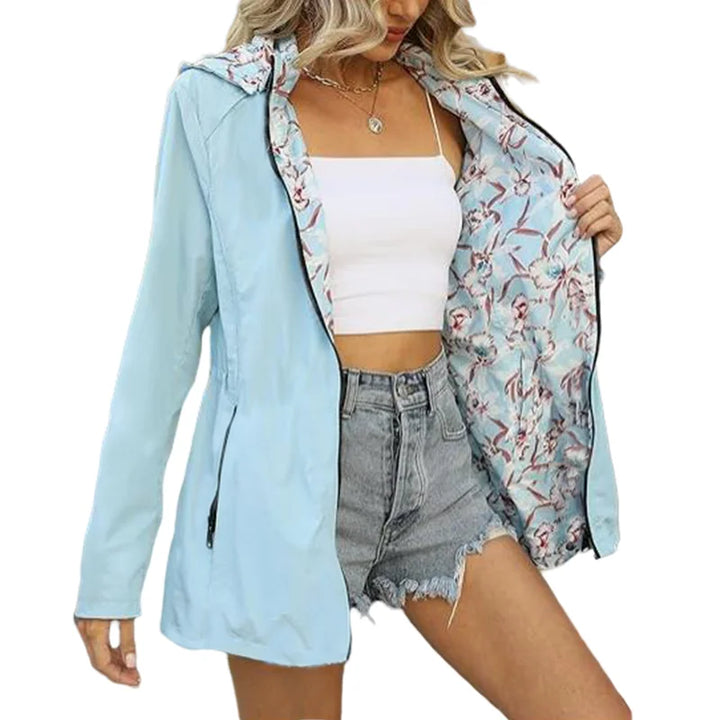 Aurora | Reversible Printed Hooded Jacket