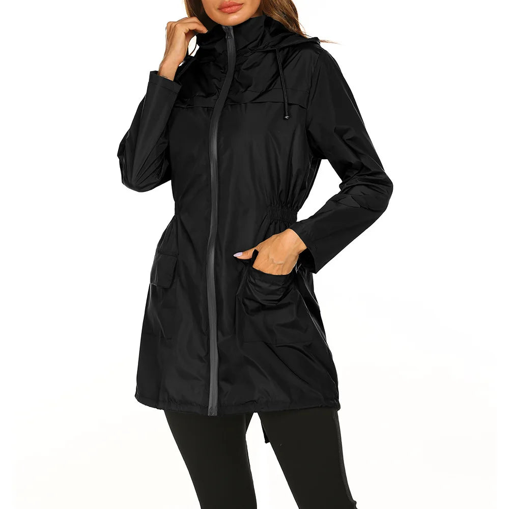 Harper | Lightweight Waterproof Hooded Rain Jacket