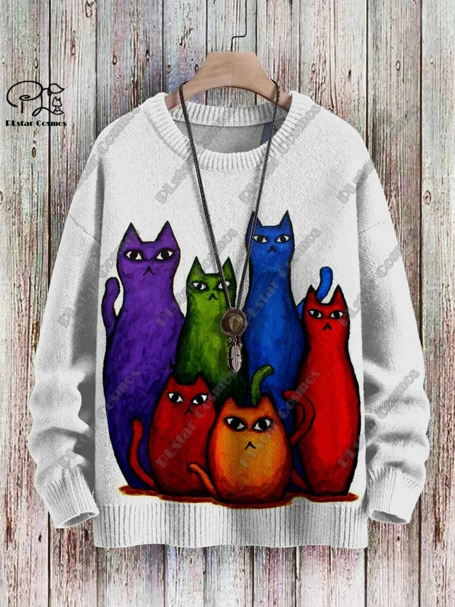 Safari | Cat Dog Cheetah Print Pullover