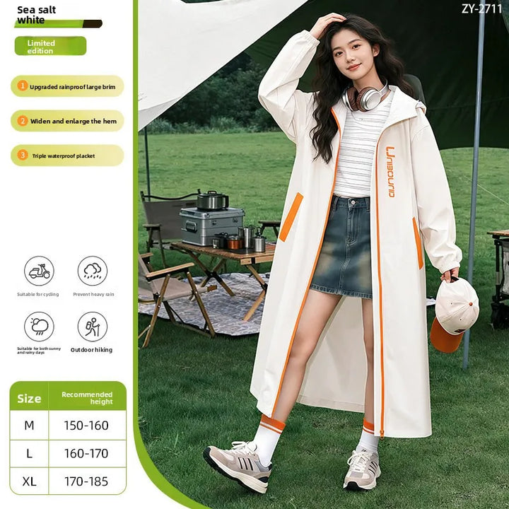 Sage | Hooded Poncho Rain Suit with Pants
