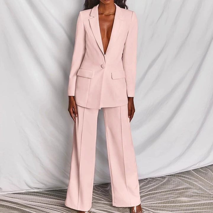 Audrey | Classic Long Sleeve Office Suit Set