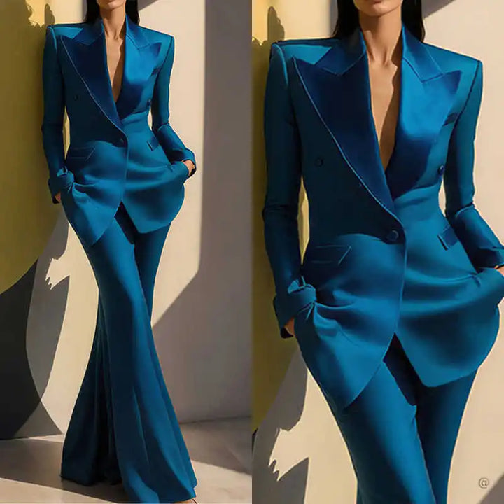 Diana | Peaked Lapel Double-Breasted Formal Suit