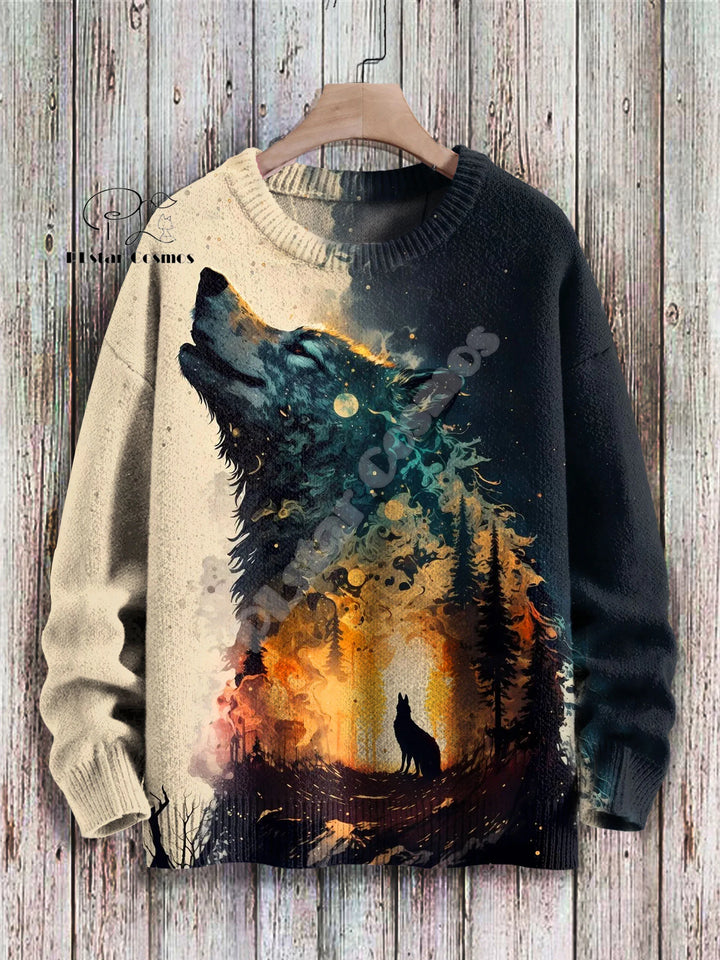 Winter | Christmas Cat Graffiti Pullover