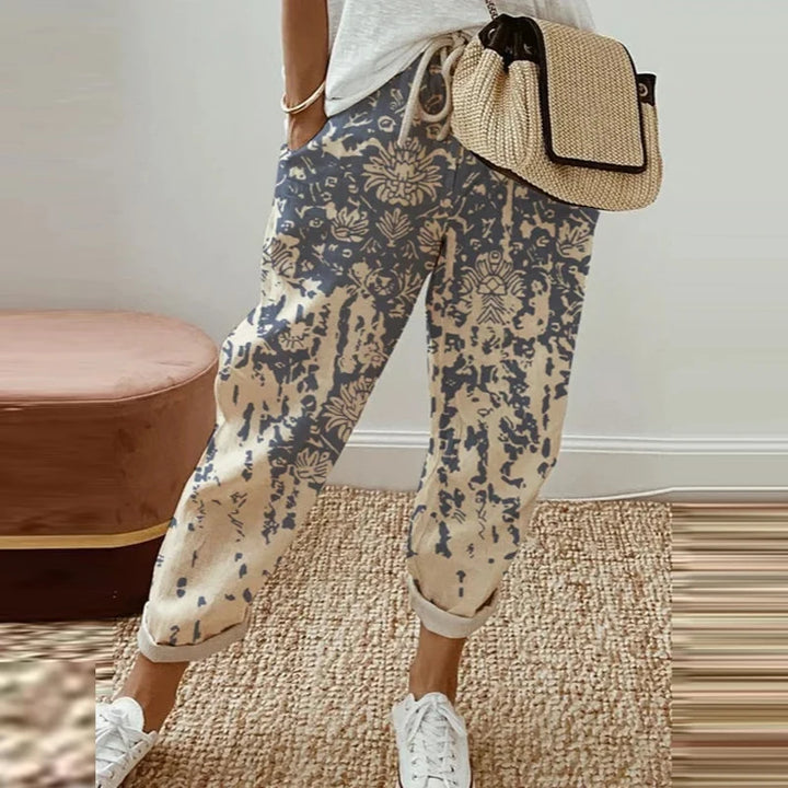 Marisande | Ethnic Retro Print Pants