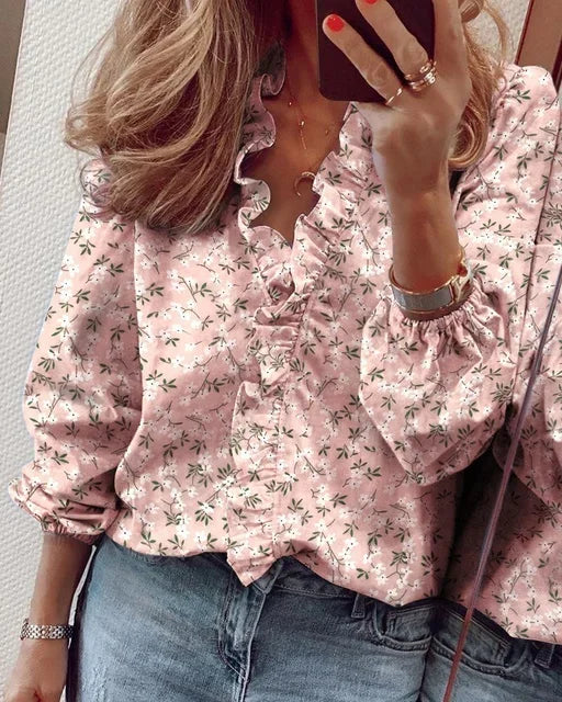 Emma™ | Feminine Blouse with Playful Ruffles
