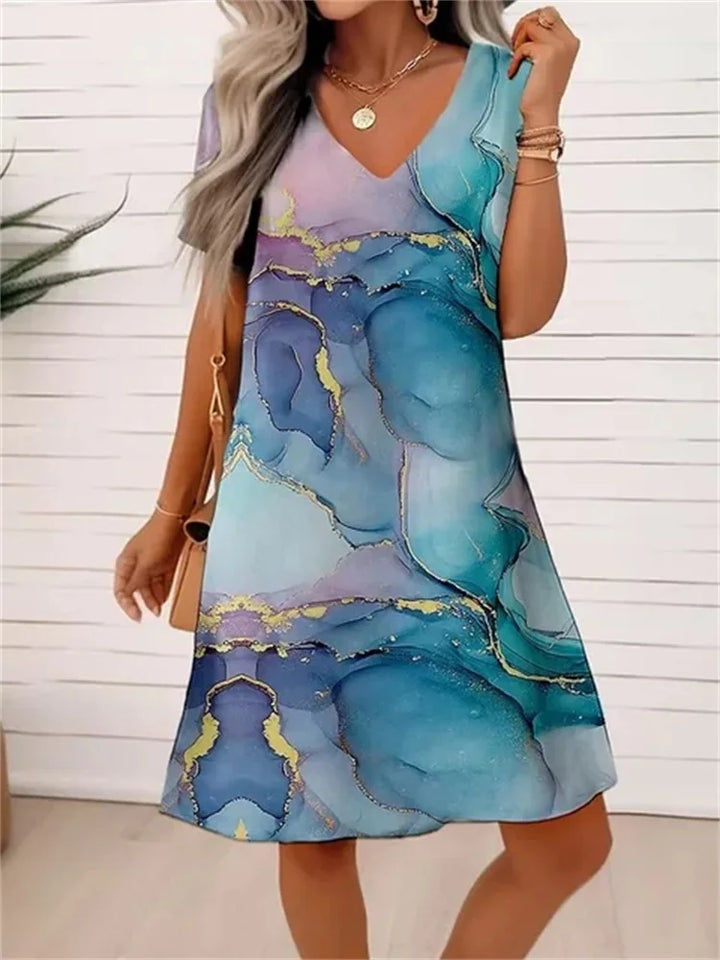 Sofia™ | Easy V-Neck Summer Dress