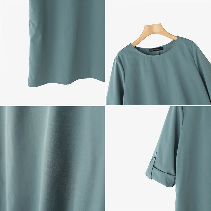 Octavia | Women's Knee-Length Shirt Party Dress