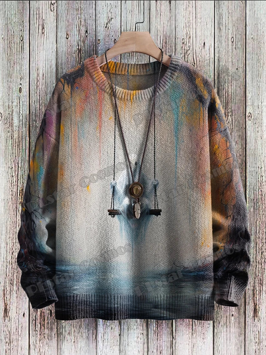 Mystic | Retro Black Cat Eyes Pullover