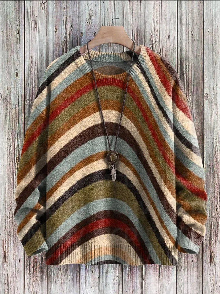 Monet | Vintage Art Print Knit Pullover