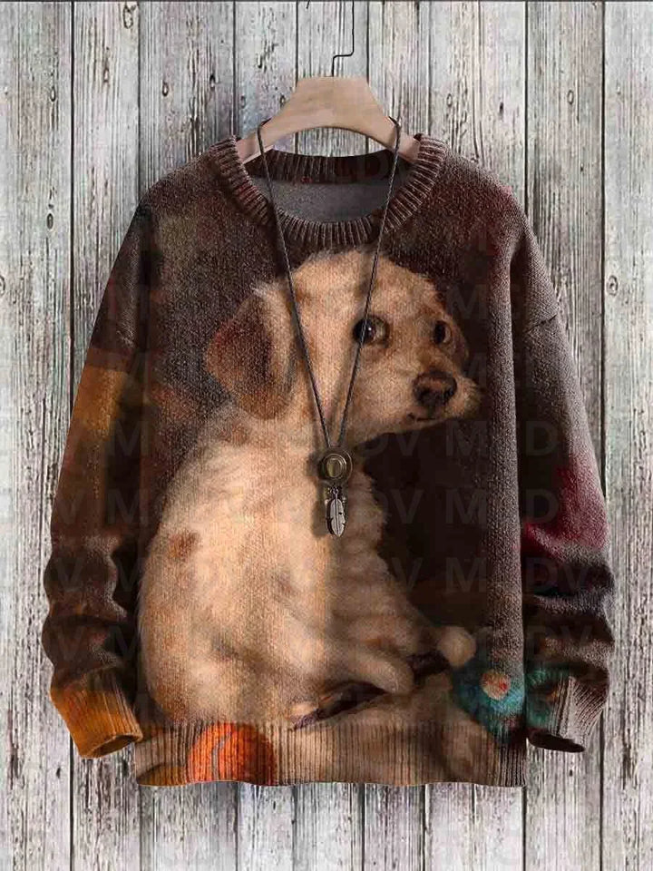 Vixen | Cute Fox Art Knit Pullover