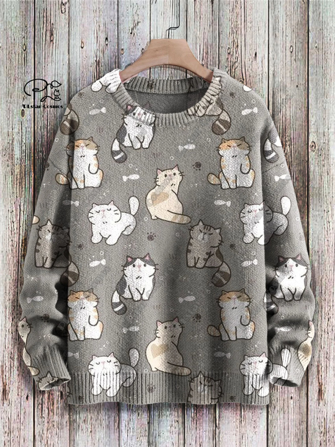 Luna | Cute Cat 3D Print Pullover