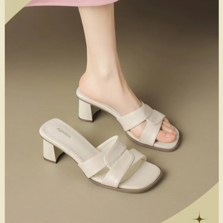 Sofia | Elegant Low Heel Sandals