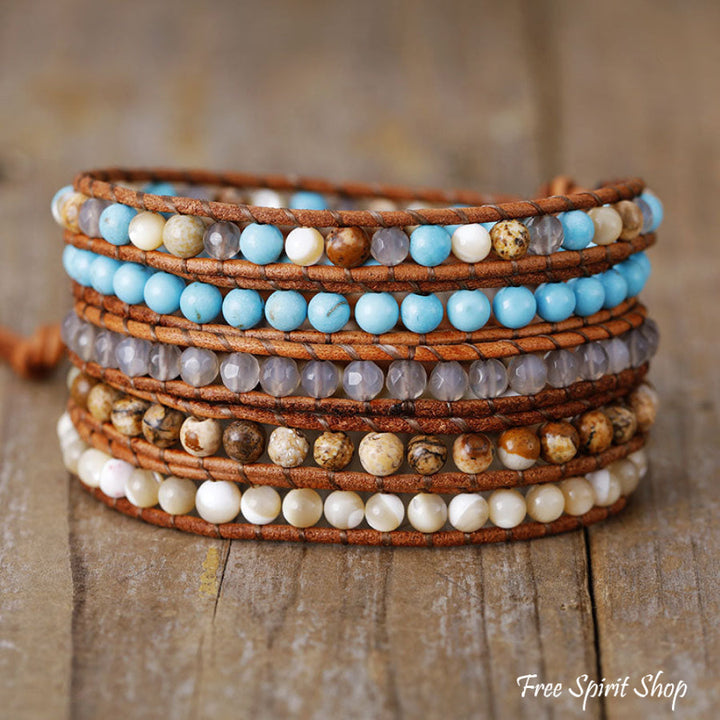 Bette | Agate, Jasper & Howlite Stone