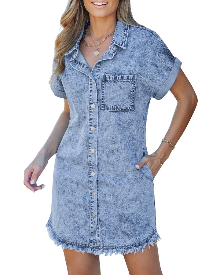 Kelia | Denim Shirt Dress