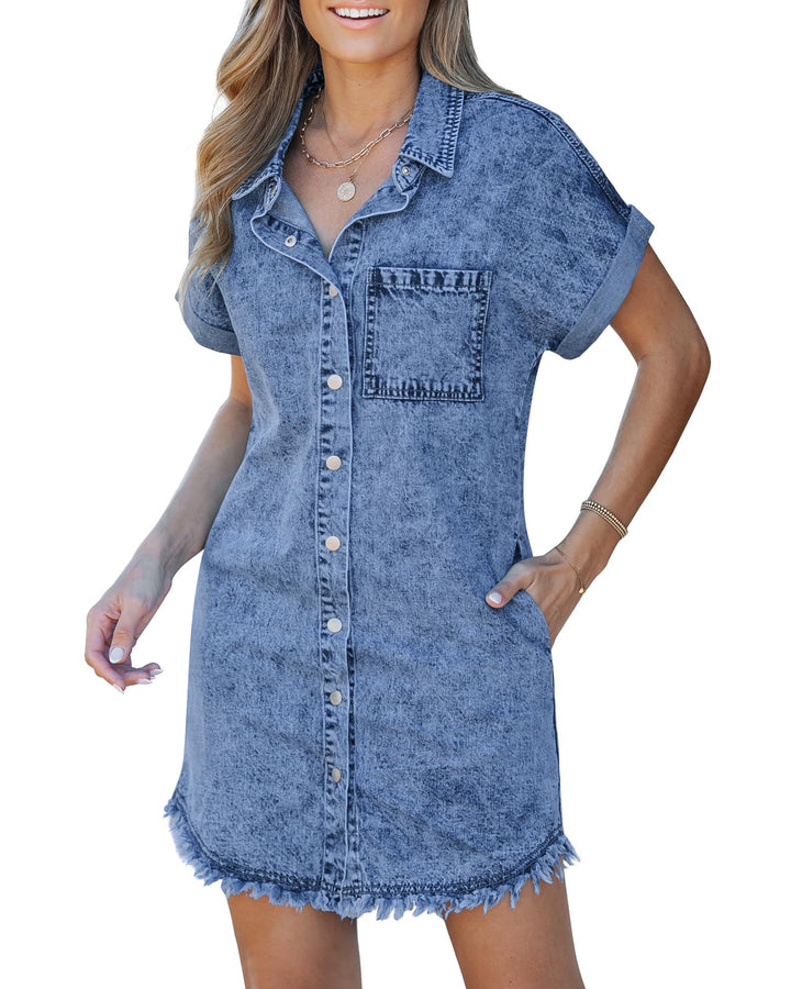 Kelia | Denim Shirt Dress