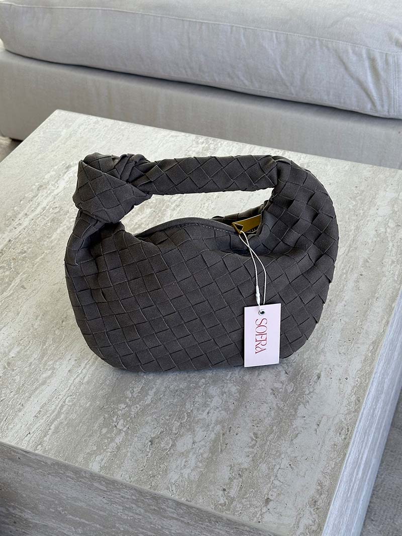 Ilyse | Braided Mini Suede Bag