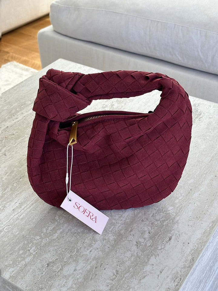 Ilyse | Braided Mini Suede Bag