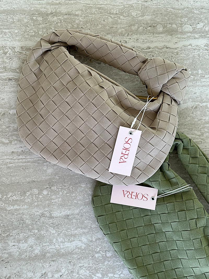 Ilyse | Braided Mini Suede Bag