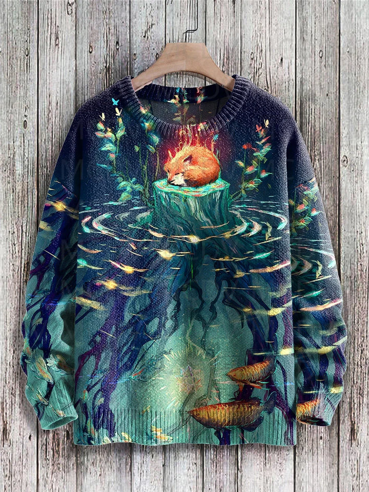 Sakura | Japanese Style Cat Art Pullover