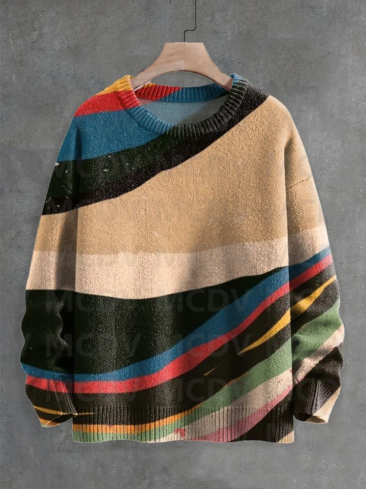 Monet | Vintage Art Print Knit Pullover