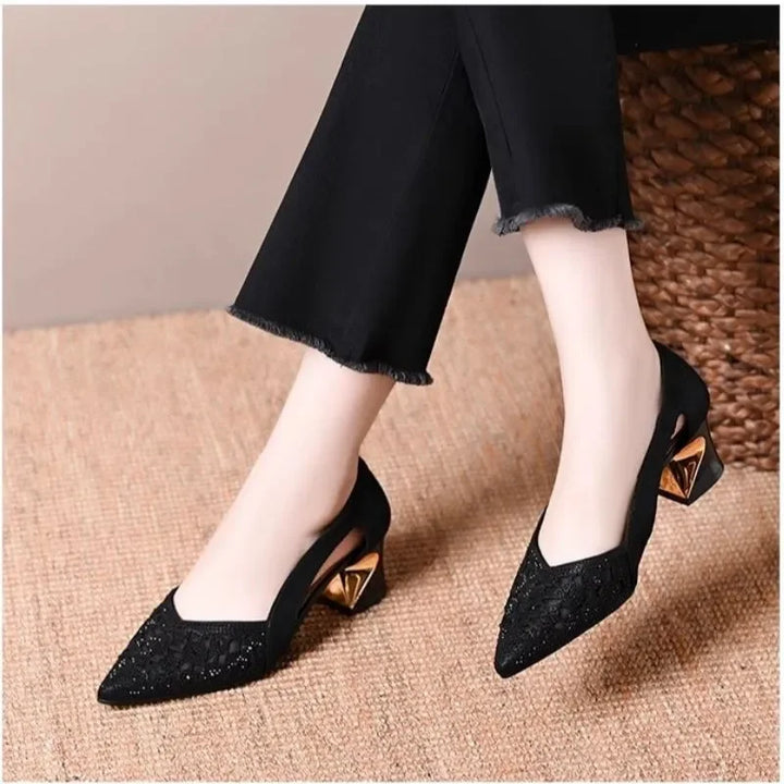 Celeste | Jewel Heel Pumps