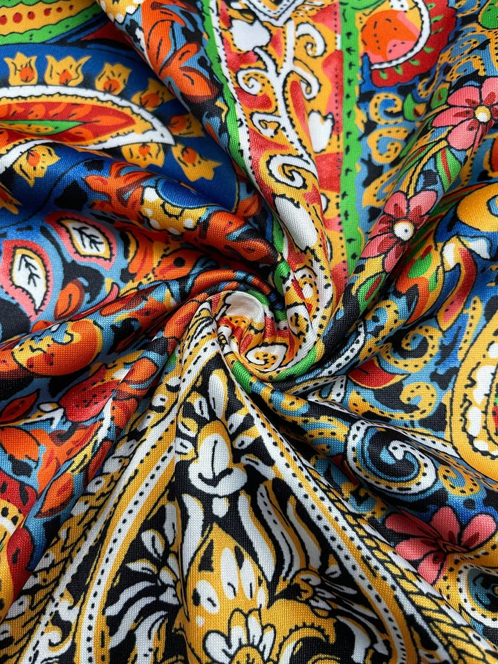 Anouk™ | Boho Paisley Tank Mini Dress
