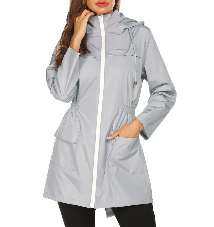 Sienna | Packable Hooded Sprint Rain Jacket