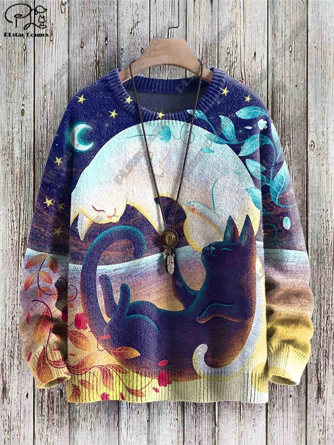 Cosmos | Cat Pattern Street Style Pullover
