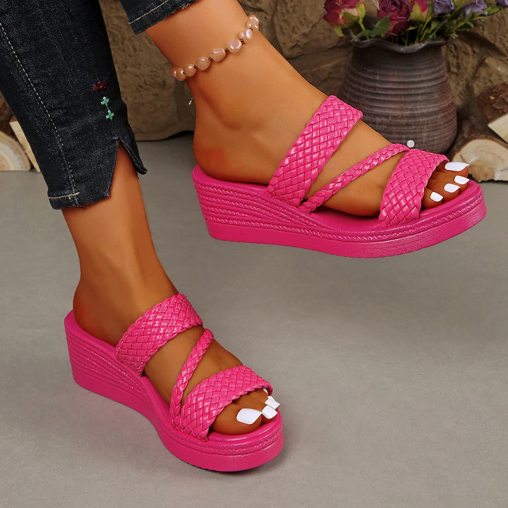 Daphne™ | High-Heel Flower Platform Sandal