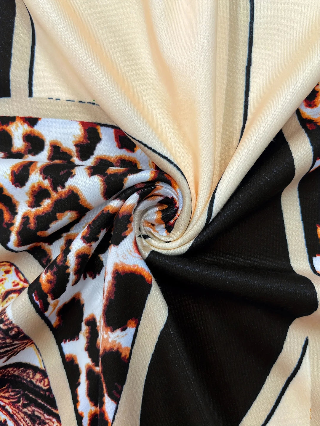 Leila™ | Leopard Paisley A-Line Dress