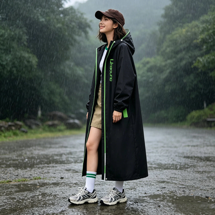 Sage | Hooded Poncho Rain Suit with Pants
