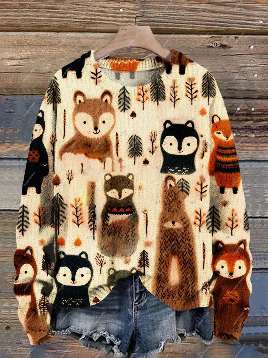 Spooky | Christmas Mushroom Skull Pullover