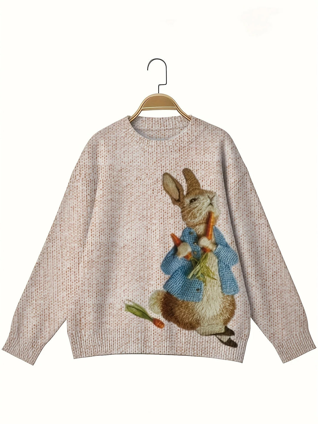 Willow | Animal Print Round-Neck Pullover