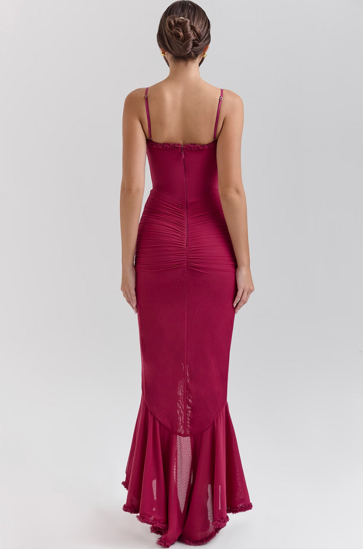 Alexandra™ | Women's Wedding Guest Lace Ruched Dress