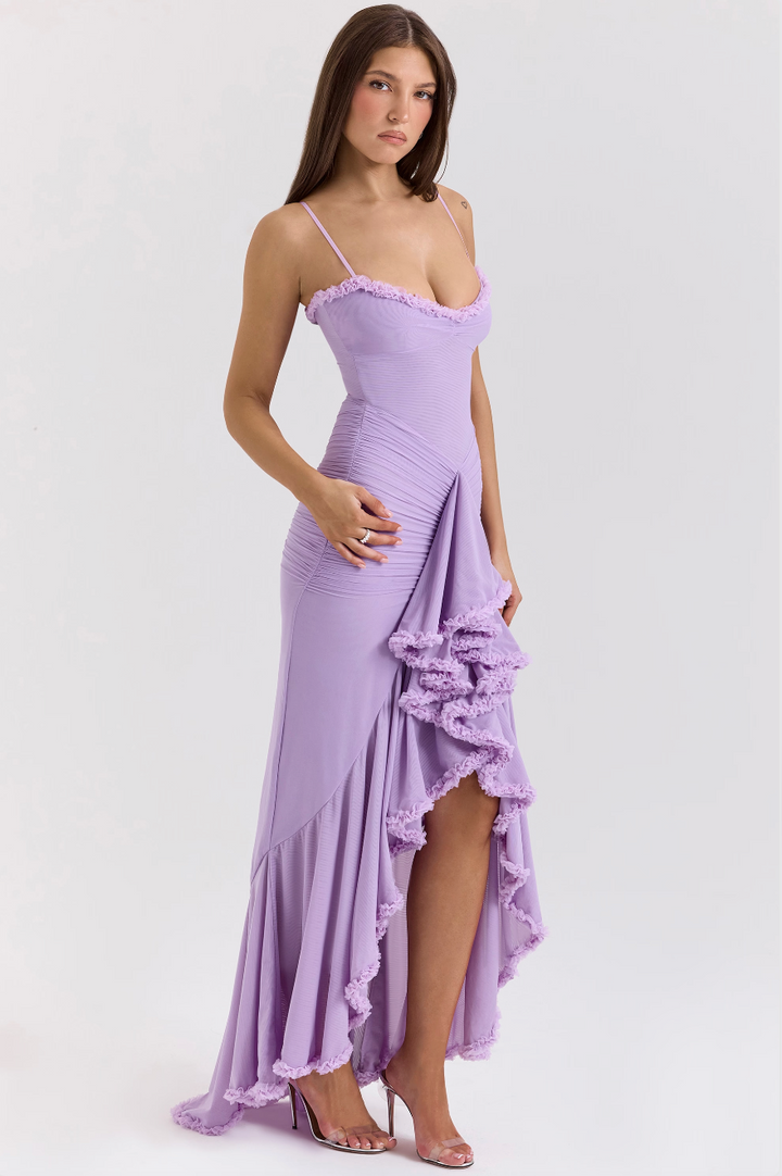 Alexandra™ | Women's Wedding Guest Lace Ruched Dress