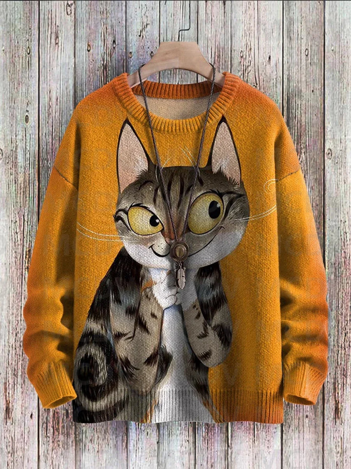 Cheshire | Funny Cat Art Classic Pullover