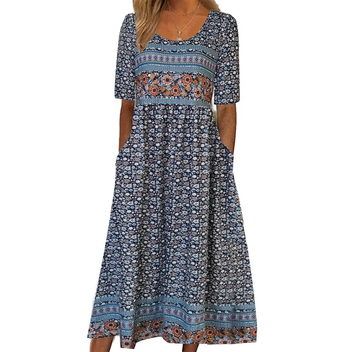 Jolie | Women's Bohemian Long Print Dress