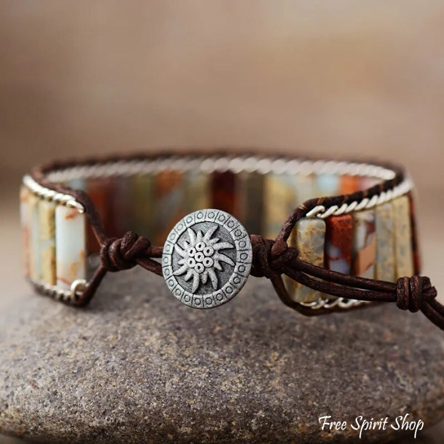 Ella | King Jasper & Silver Chain
